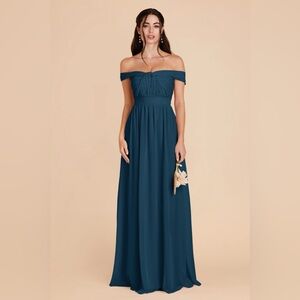 NWT Birdy Grey Grace XXL ocean blue dark deal convertible bridesmaid dress prom